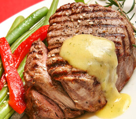 Grilled Herb Mustard Steaks