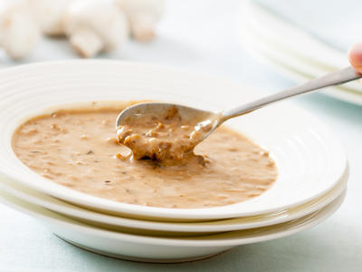 Sherry Cream of Mushroom Soup