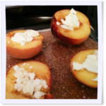 Baked Peaches with Feta Recipe