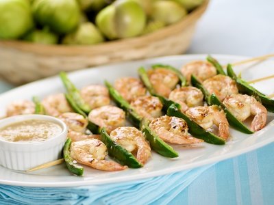 Spicy Tomatillo Shrimp