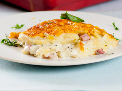 Scalloped Potatoes and Ham Casserole