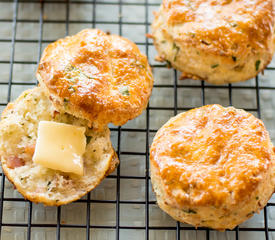 Golden Potato Scones with Parmesan and Pancetta