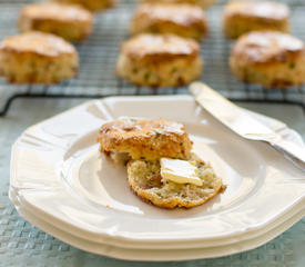 Golden Potato Scones with Parmesan and Pancetta