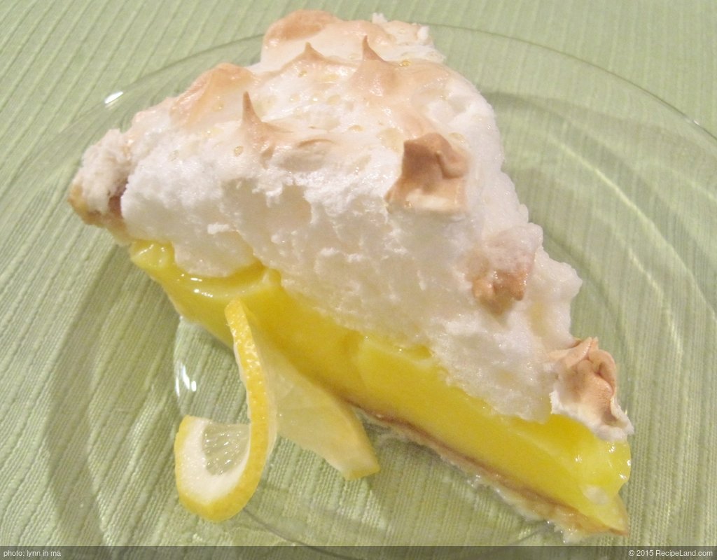 Lemon Party Meringue Pie