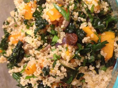 Quinoa, Butternut Squash and Kale Salad