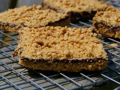 Awesome Whole Wheat Blueberry Bars