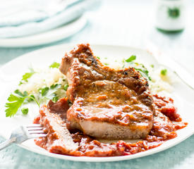 Cranberry-Onion Pork Chops