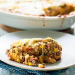 Serving of Cheesy California Tamale Pie