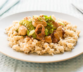 Shrimp (Chicken) and Sugar Snap Pea Stir Fry