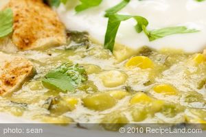 Tomatillo and Corn Soup recipe