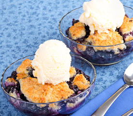 Easy Blueberry Cobbler