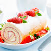 Lemon Strawberry Cake Roll