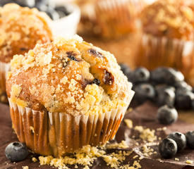 Applesauce-Blueberry Muffins