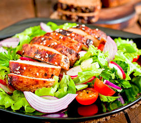 Grilled Szechuan Chicken Salad