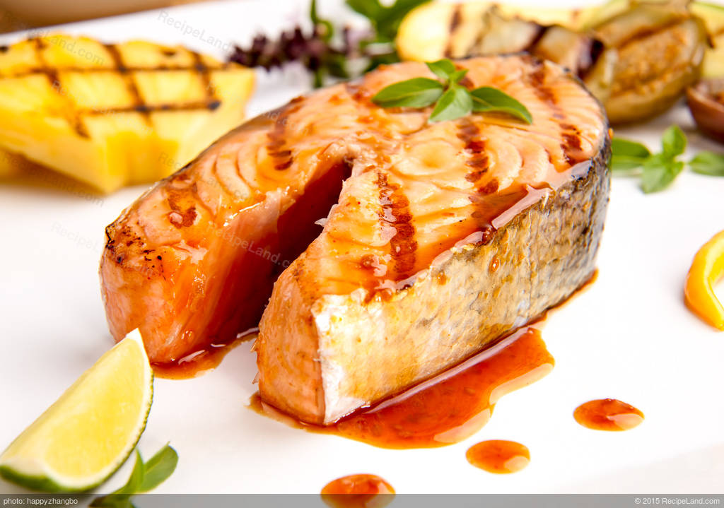 Grilled Whole Salmon Fillet