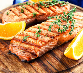 Brown Sugar and Soy Grilled Salmon