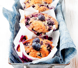 Oatmeal-Blueberry Muffins