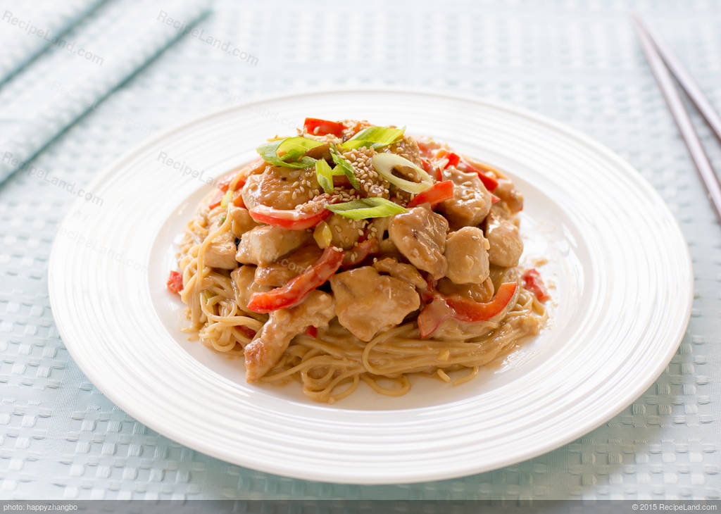 Capelli D'Angelo with Thai Chicken