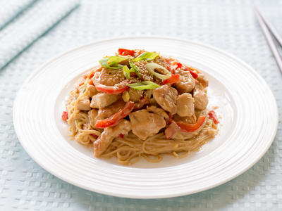 Capelli D'Angelo with Thai Chicken