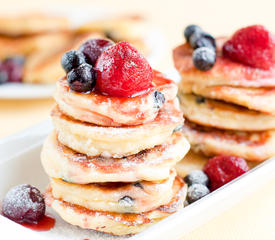 Blueberry-Ricotta Pancakes