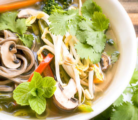 Soba in Chicken Broth