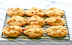 Peanut-Butter Butter Cookies