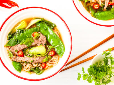 Asian Beef and Noodle Soup