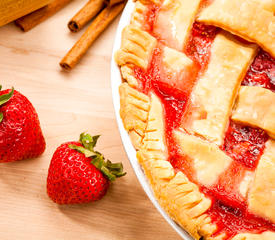 Fresh Strawberry-Rhubarb Pie