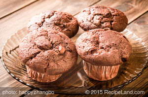 Low-fat Chocolate Muffins