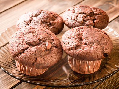 Low-fat Chocolate Muffins