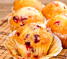 Fat-Free Cranberry Orange Muffins