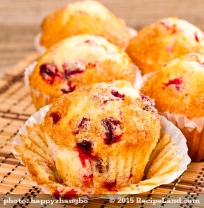 Fat-Free Cranberry Orange Muffins recipe