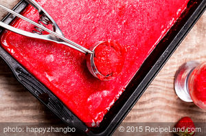 Amazing Strawberry Sorbet recipe