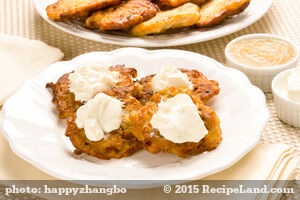 Lacy Potato Pancakes (Latkes) image