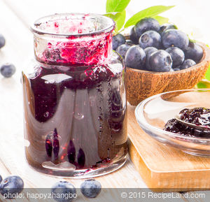 Spiced Blueberry Jam recipe
