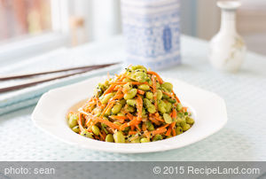 Edamame, Carrot, and Avocado Salad recipe