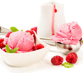 Cranberry Raspberry Ice Cream