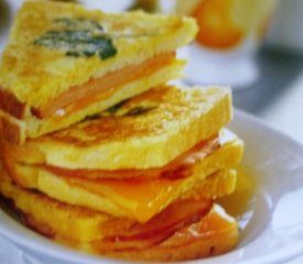 Fried Ham and Cheese Sandwiches