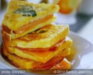 Fried Ham and Cheese Sandwiches recipe