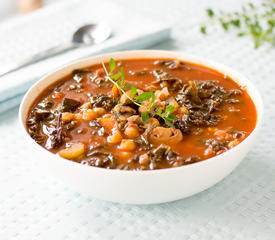 Spicy Kale and Chick-Pea Stew