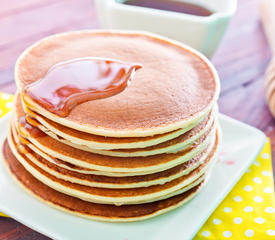 Basic Whole Wheat and Wheat Germ Pancakes