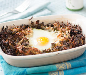 Eggs with Potato and Kale Hash Nest