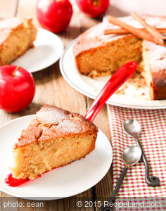 Sourdough Applesauce Cake