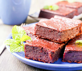 Barbara's Brownies From Elegant But Easy Cook