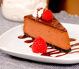 Chocolate Cheesecake with Chocolate Nutmeg Crust