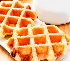 Banana Cinnamon Waffles