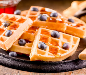 Super Easy Belgian Waffles