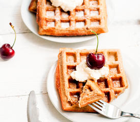 Berrie Good Waffles (Whole Wheat Waffles)