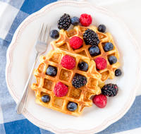 Bohemian Apple Waffles