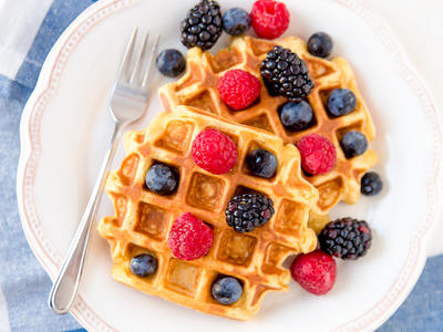 Bohemian Apple Waffles